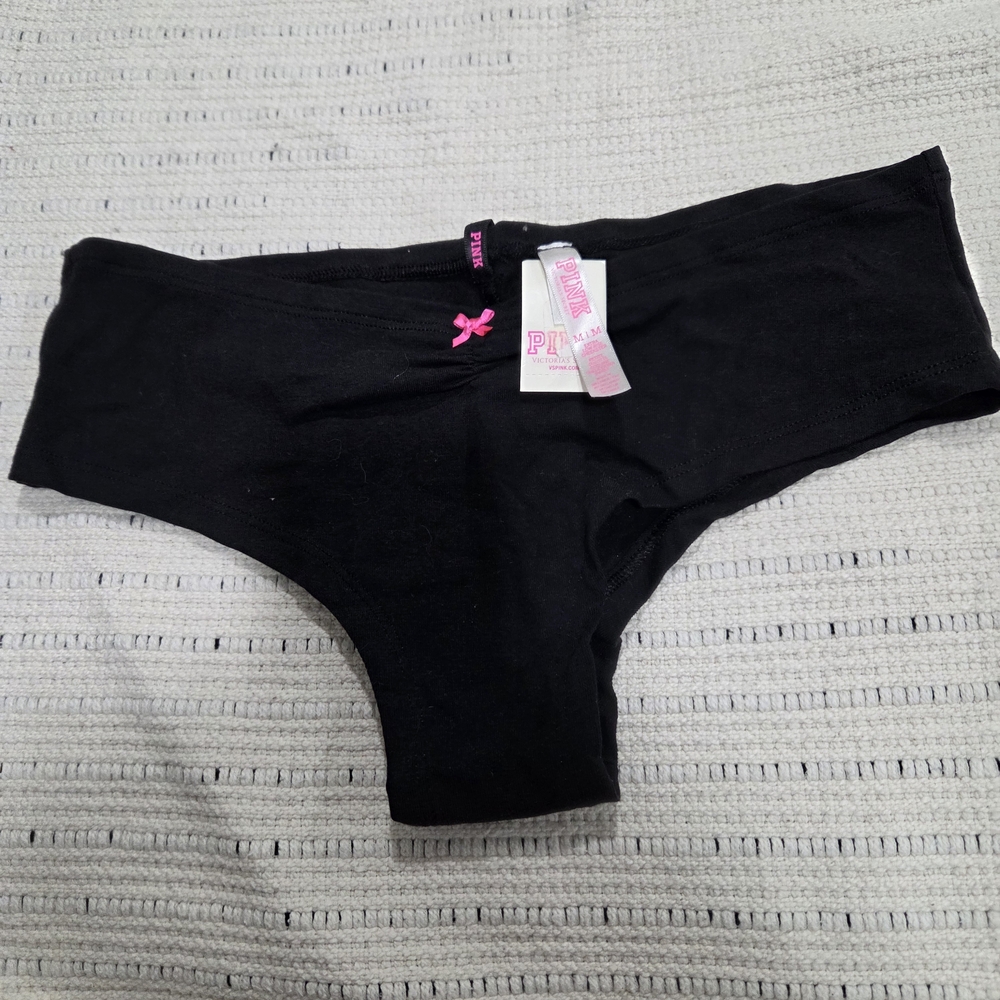 PINK Victoria's Secret Black and Pink  Bottoms
